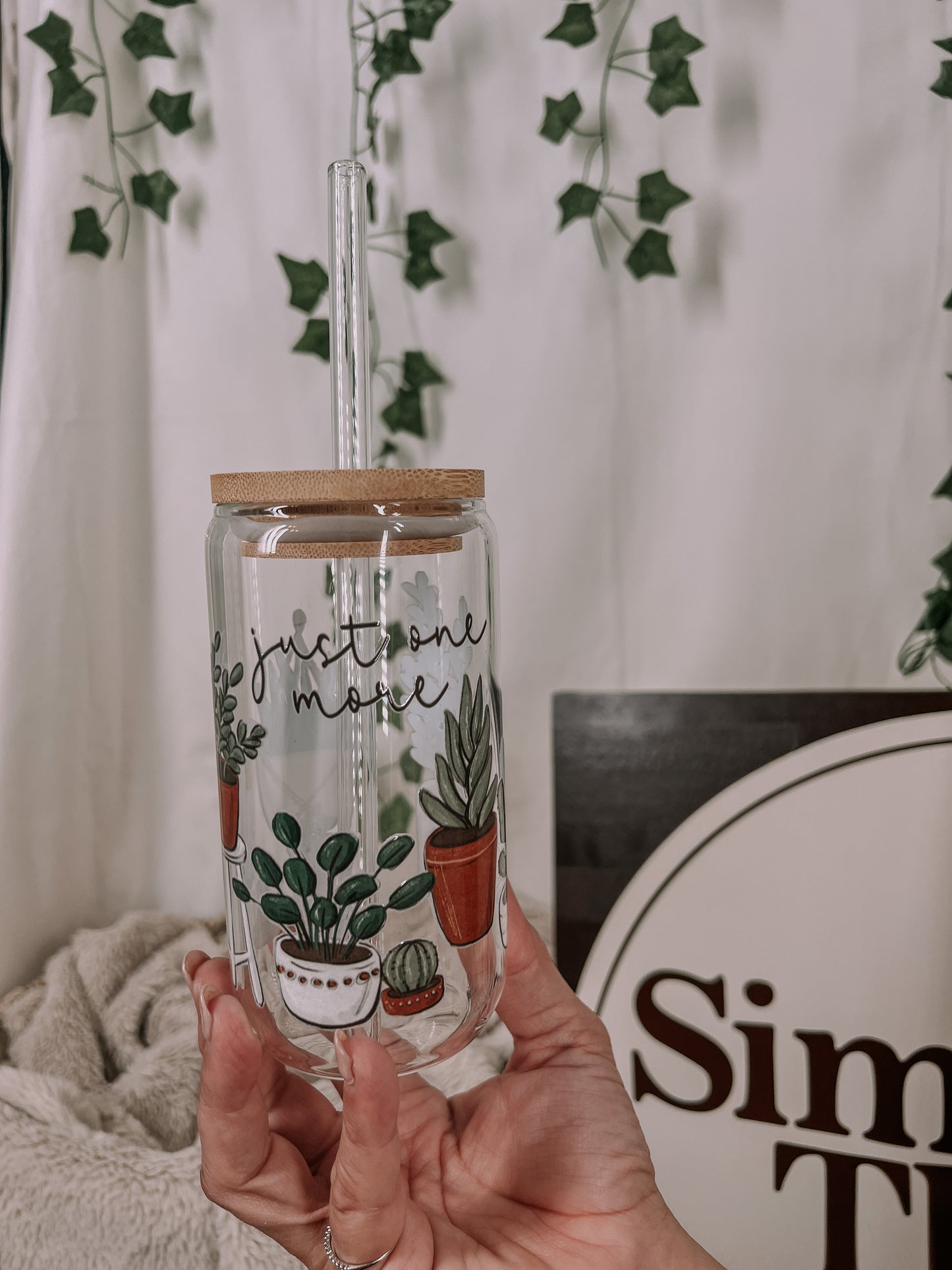 Just One More Plant Glass Cup