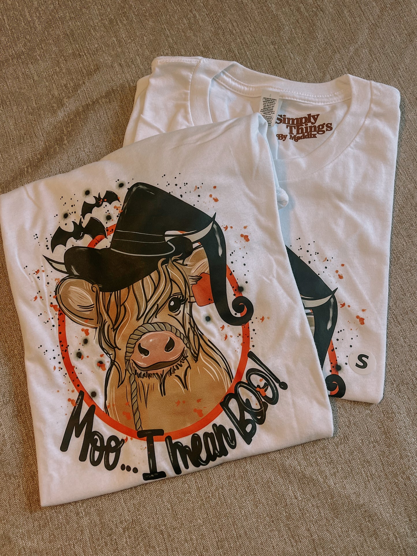 Moo.. I Mean Boo!! Short Sleeve Shirt