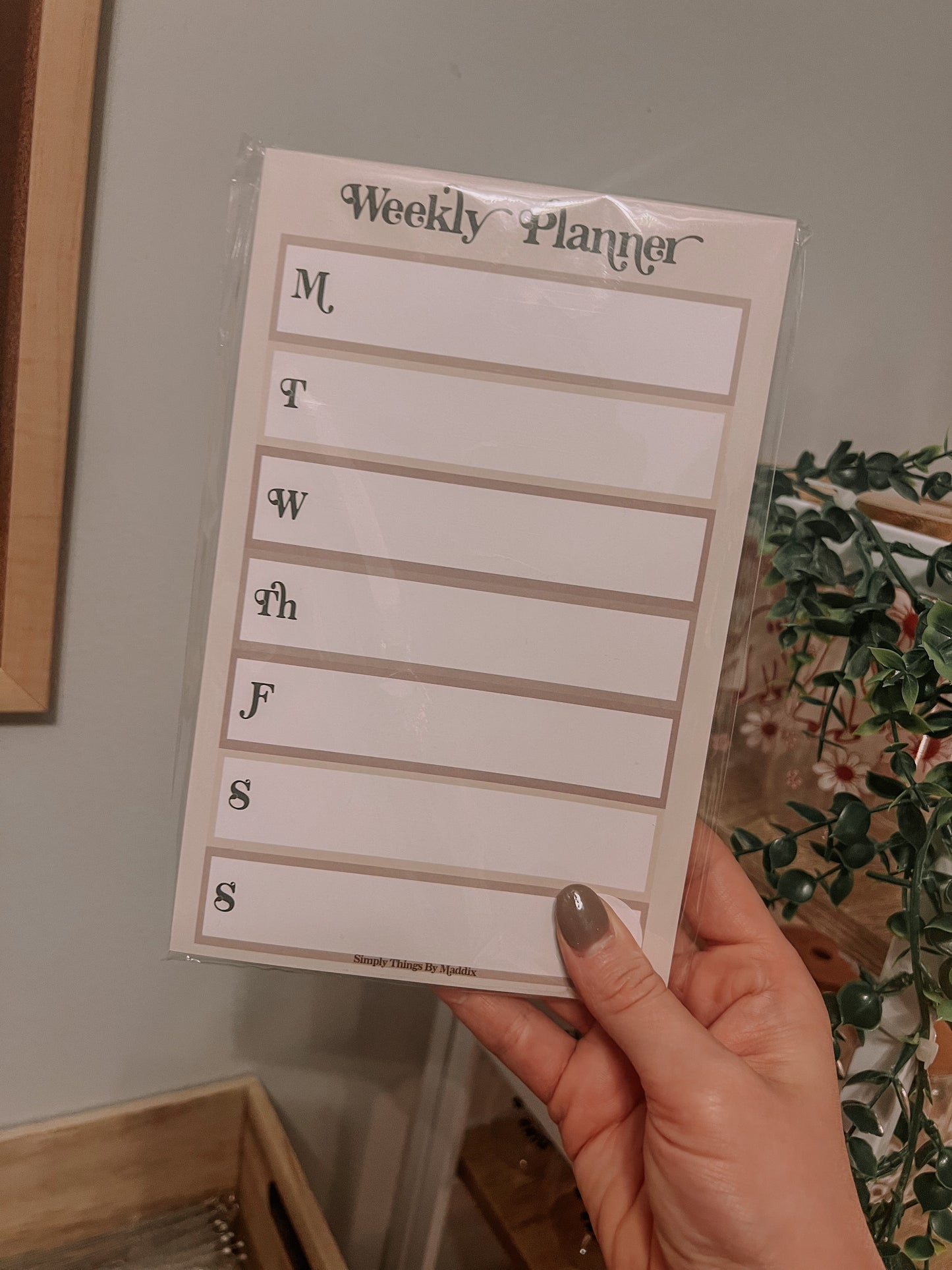Weekly Planner Notepad