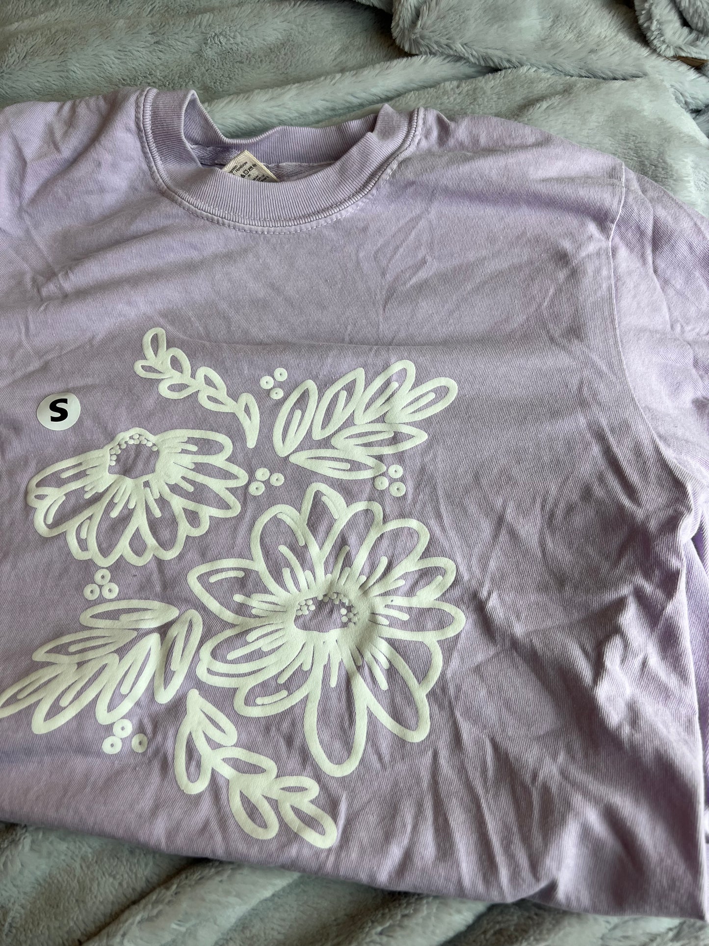 Floral n Green Purple Tee, Oopsie