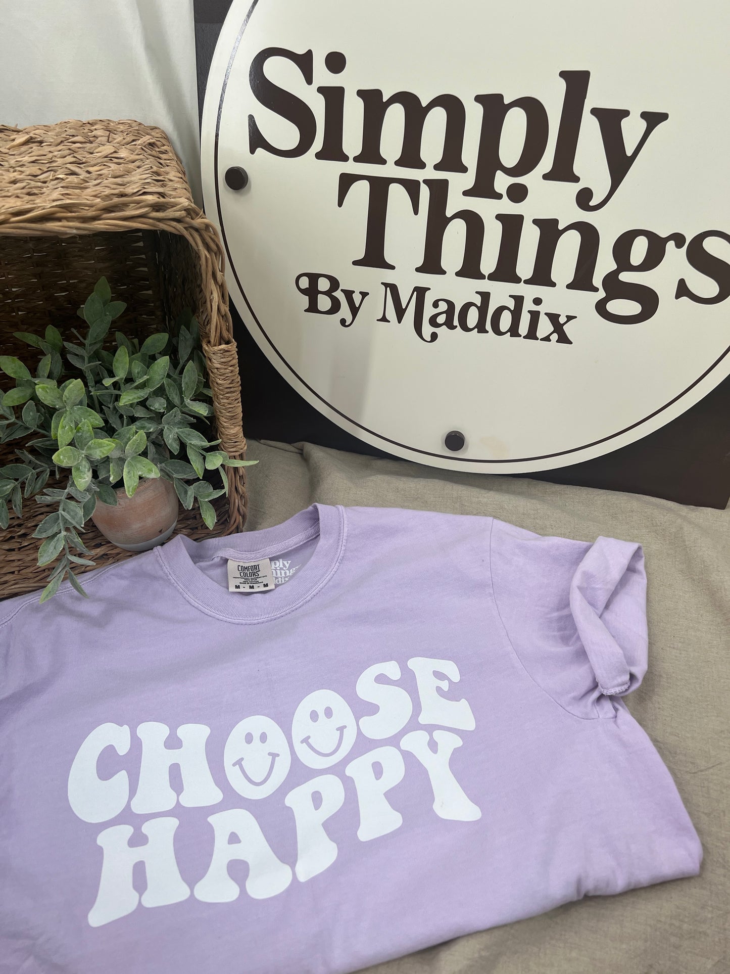 Choose Happy Short Sleeve Shirt