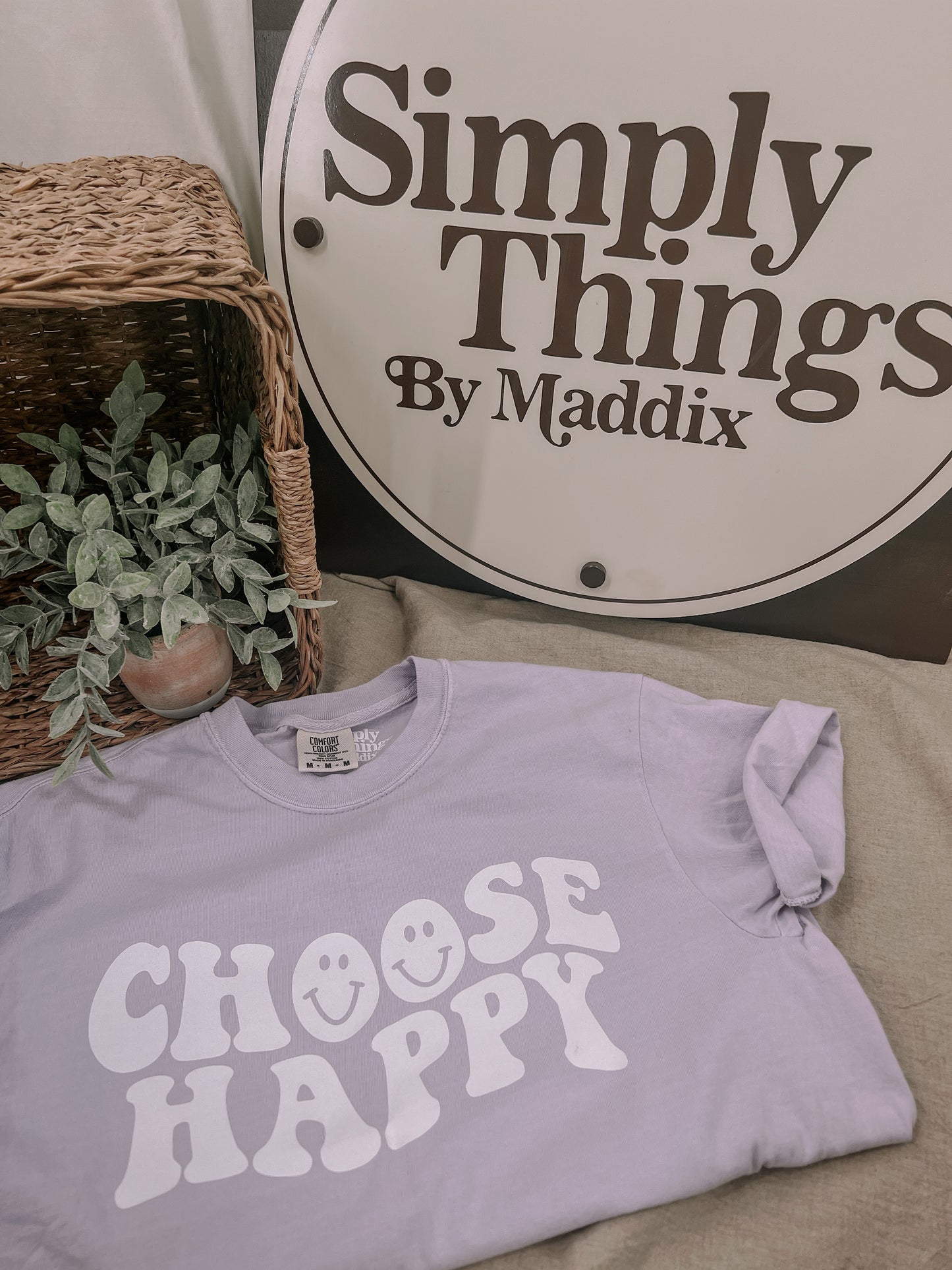 Choose Happy Short Sleeve Shirt