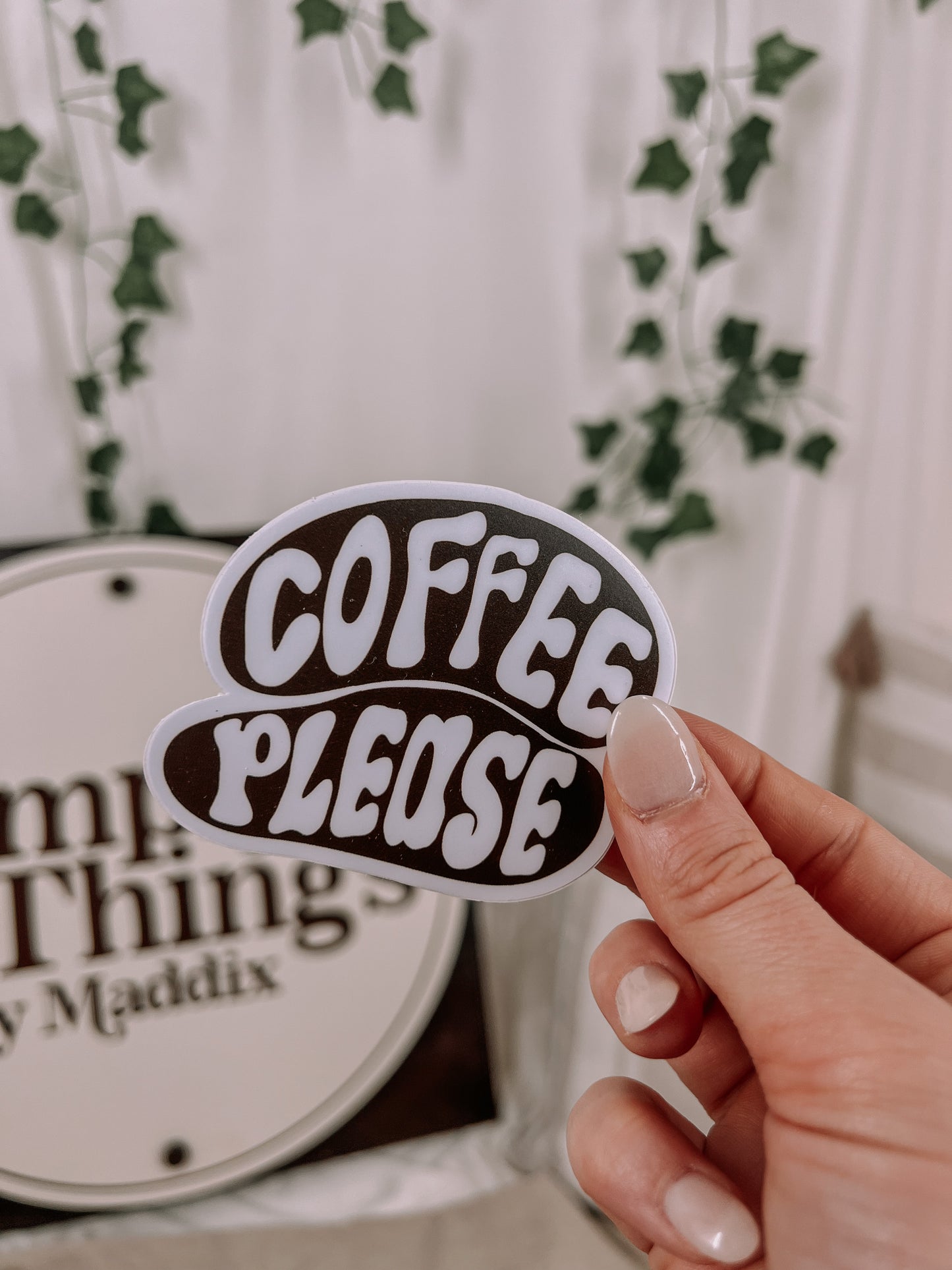 Coffee Please Sticker