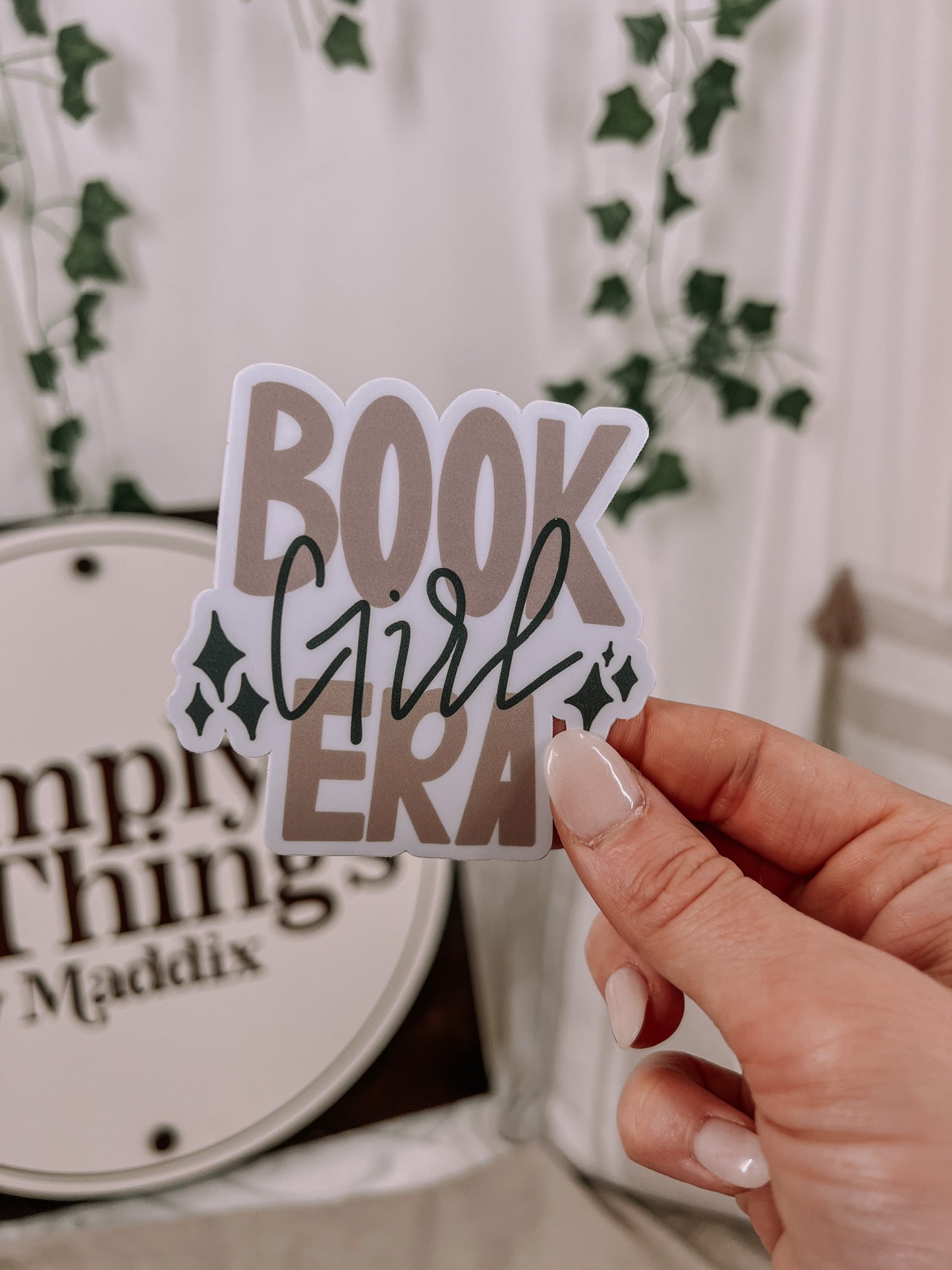 Book Girl Era Sticker