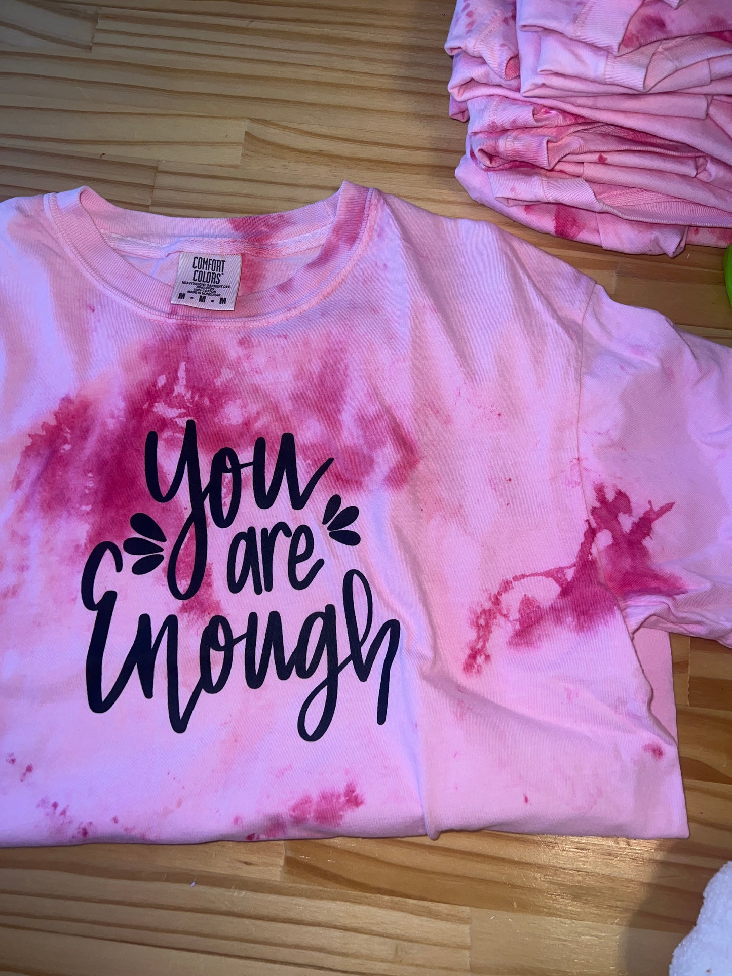 You are enough dyed tee