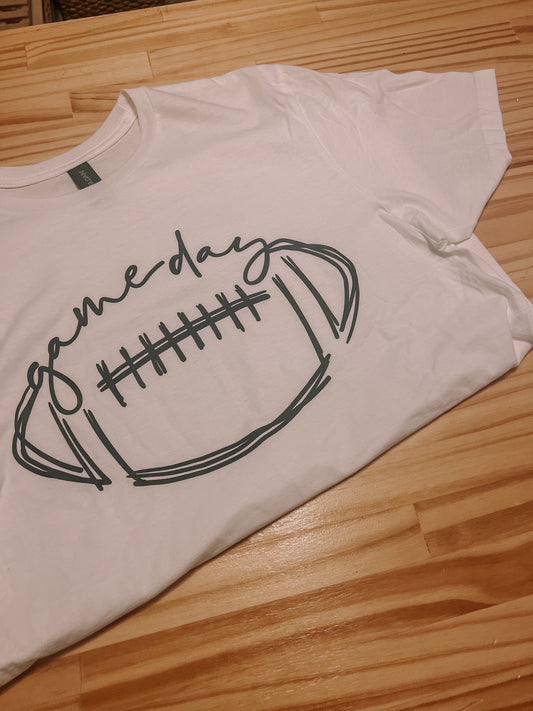 Game Day White TShirt