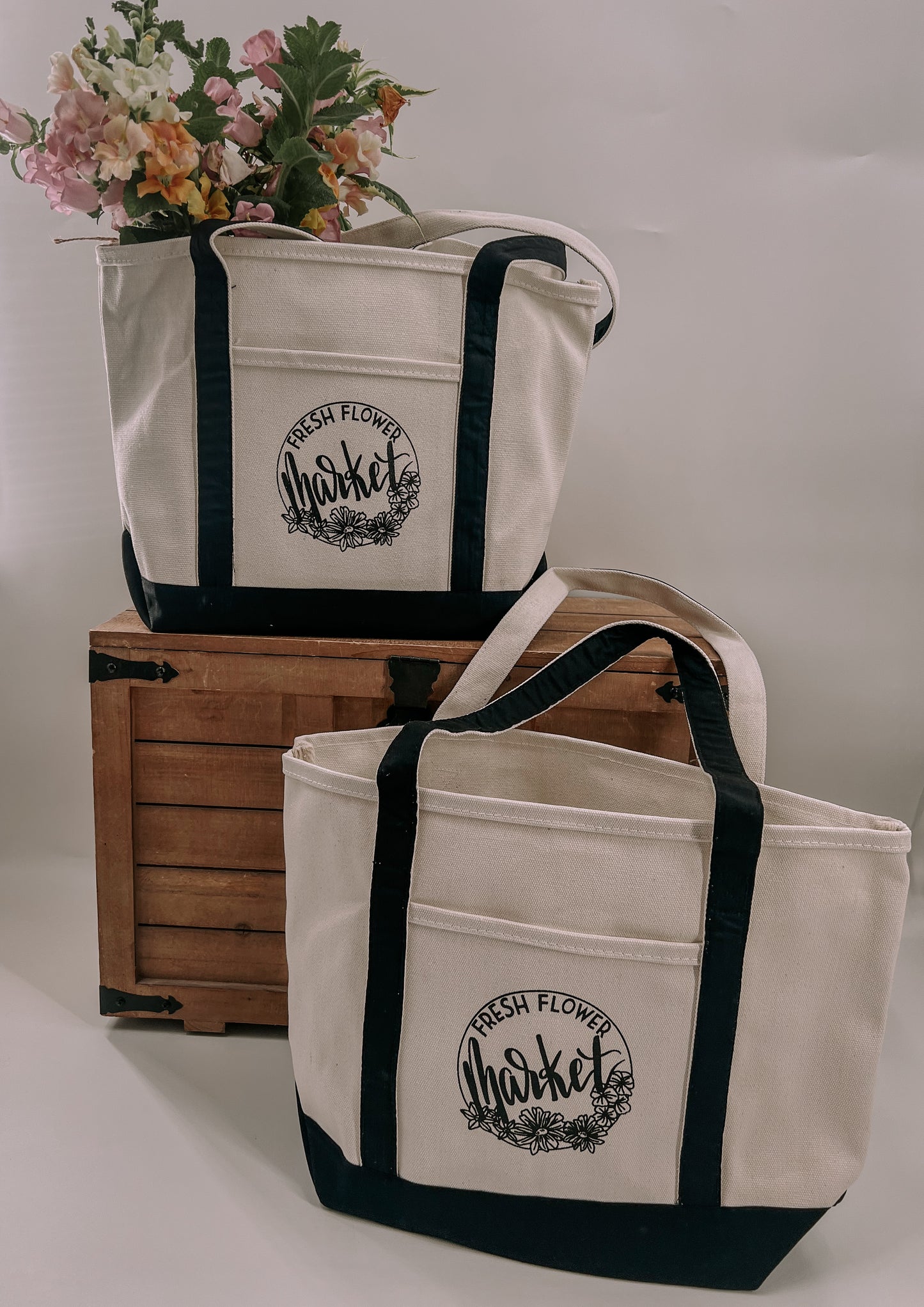 Fresh Flower Market Tote Bag