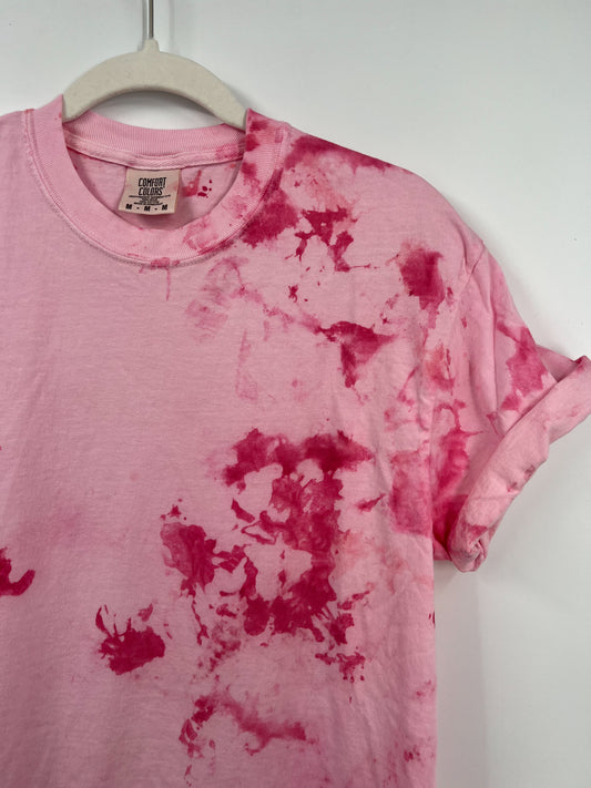 Pink Hand-Dyed Tee