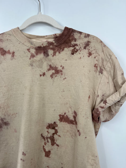 Brown Hand-Dyed Tee