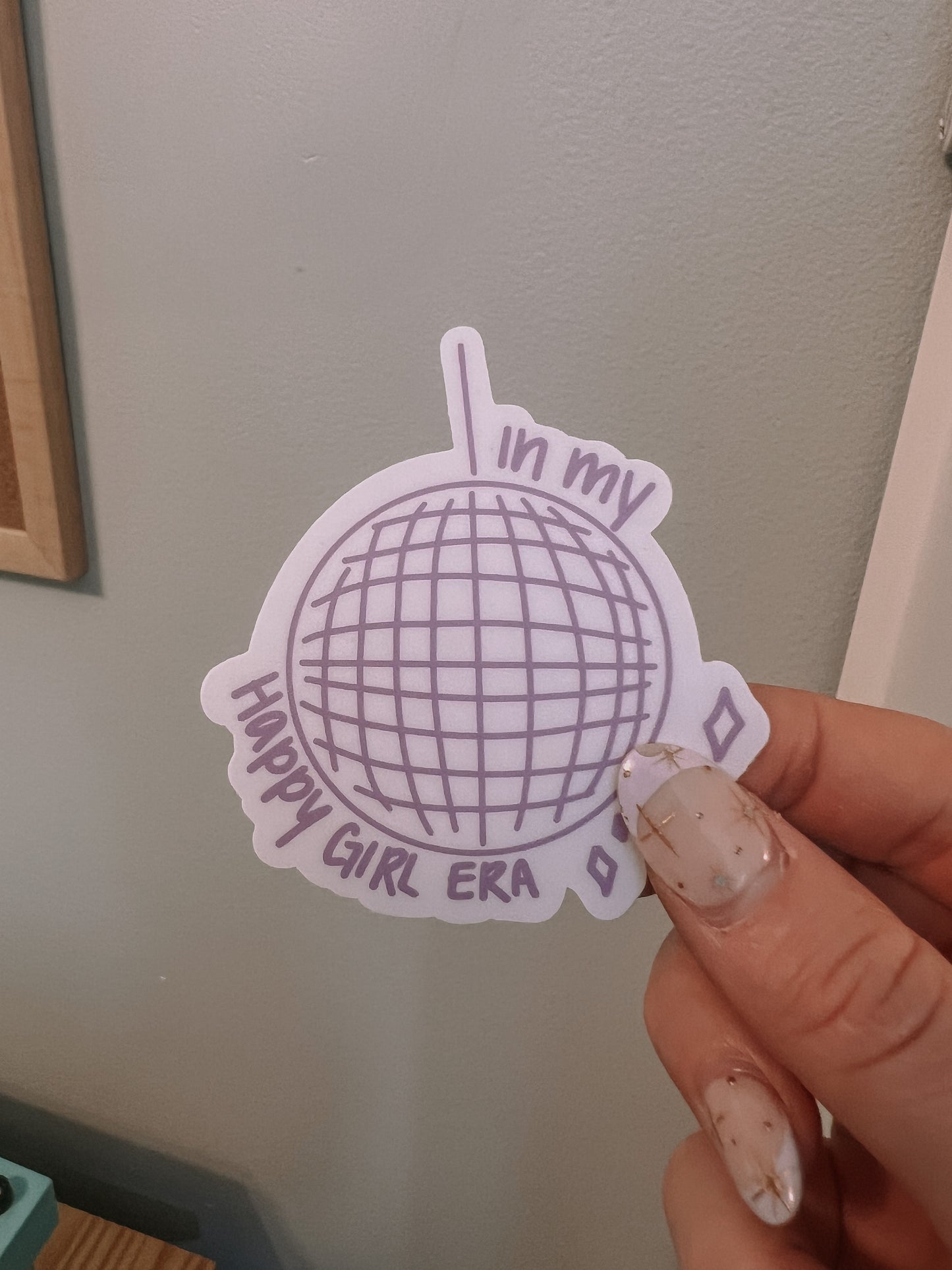 Happy Girl Era W/ Mirrorball Sticker