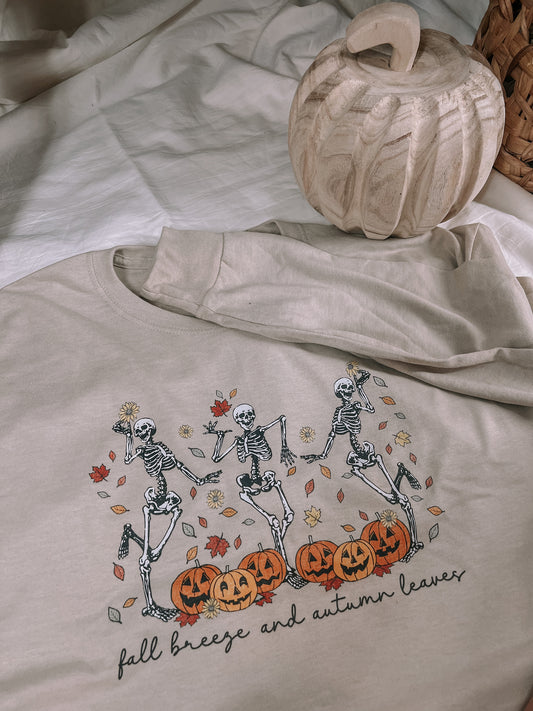 Fall Breeze Skeleton Long Sleeve Shirt