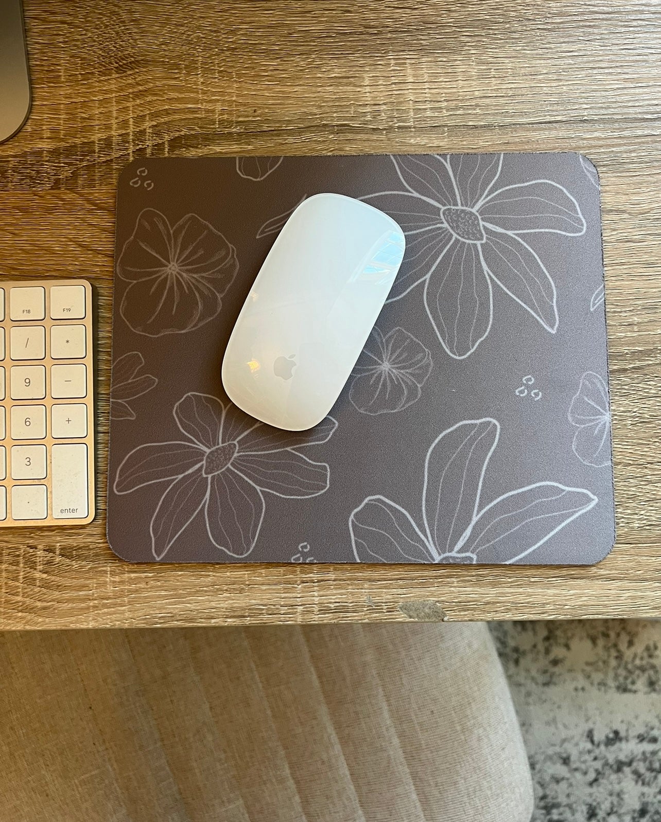 Cosmos Flower Mouse Pad