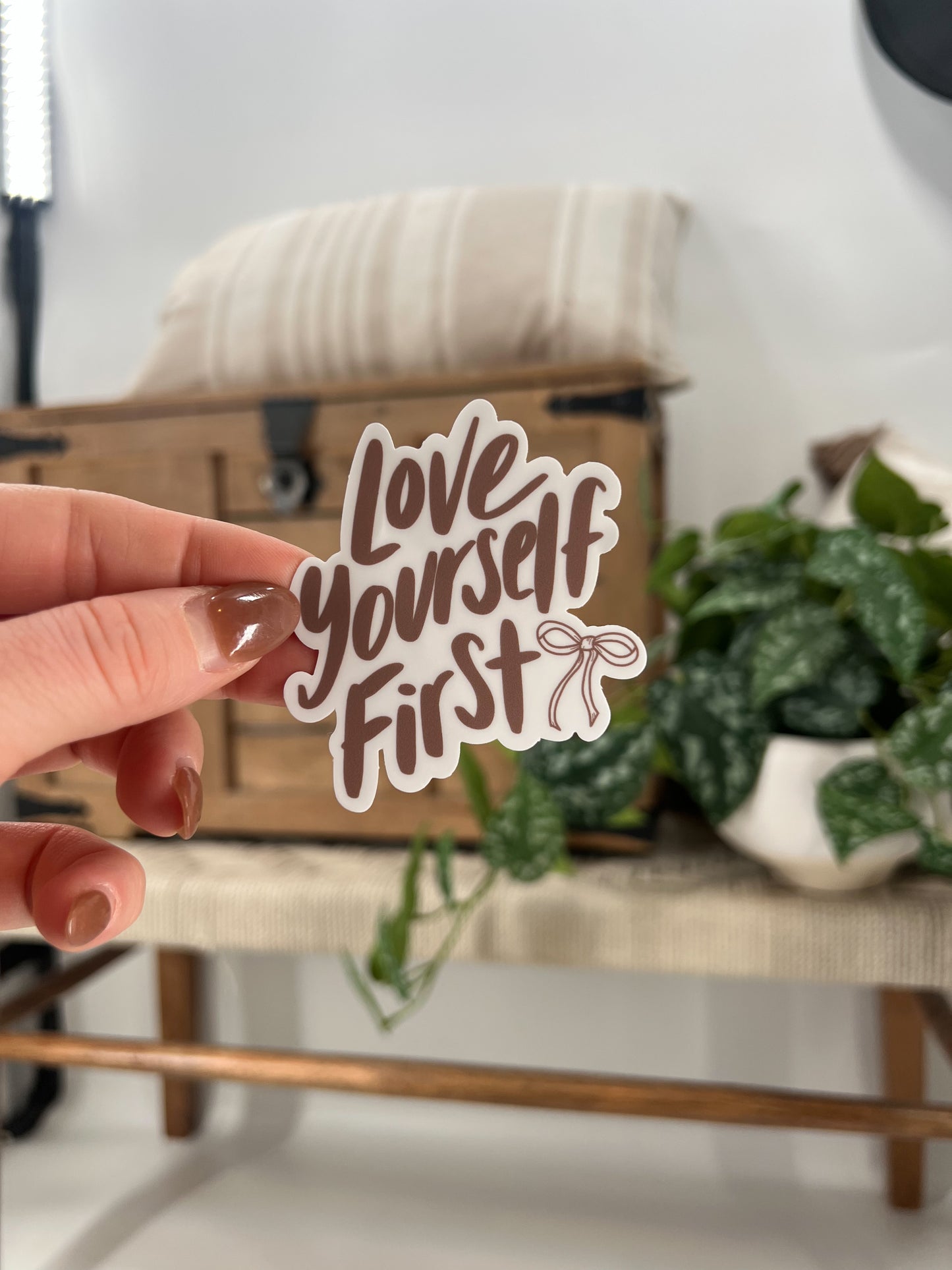 Love Yourself First Sticker