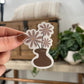 Vintage Florals Pot Sticker