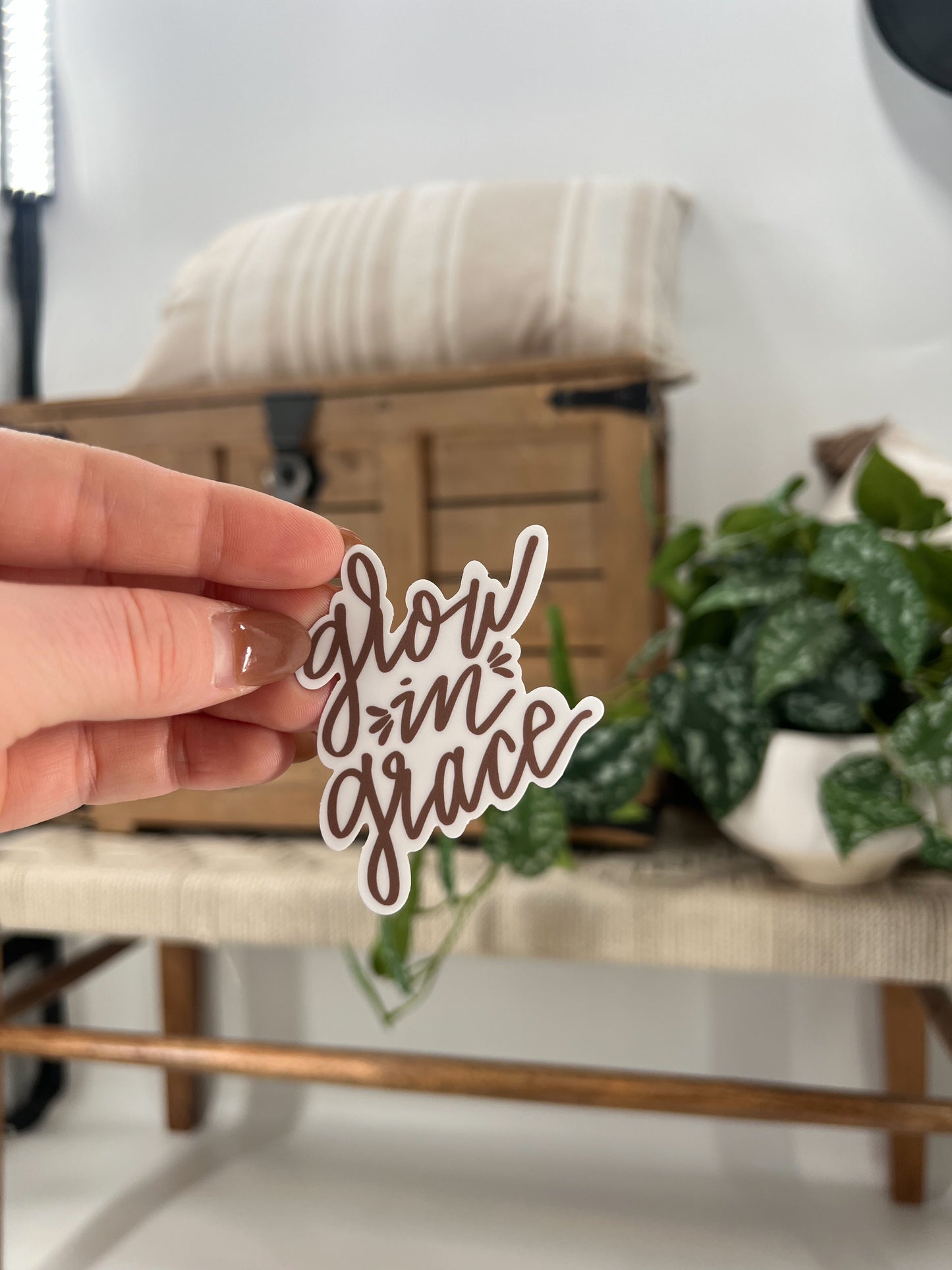 Grow In Grace Sticker