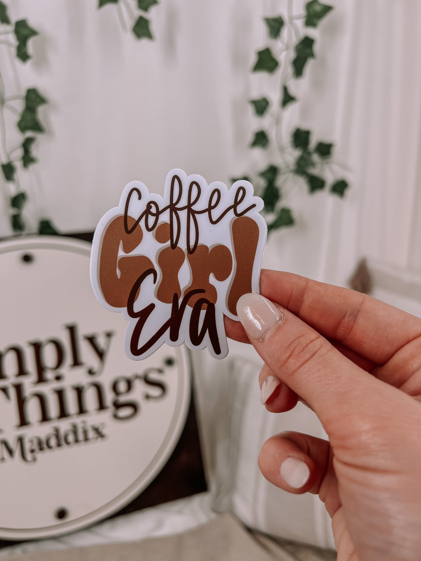 Coffee Girl Era Sticker