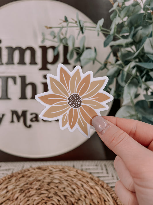 Sunflower Sticker