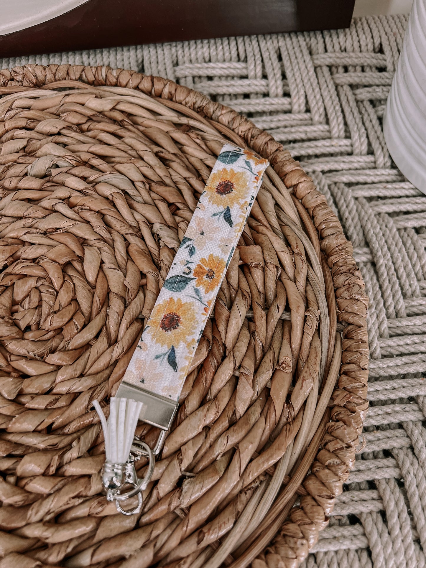 Sunflower Key Wristlet