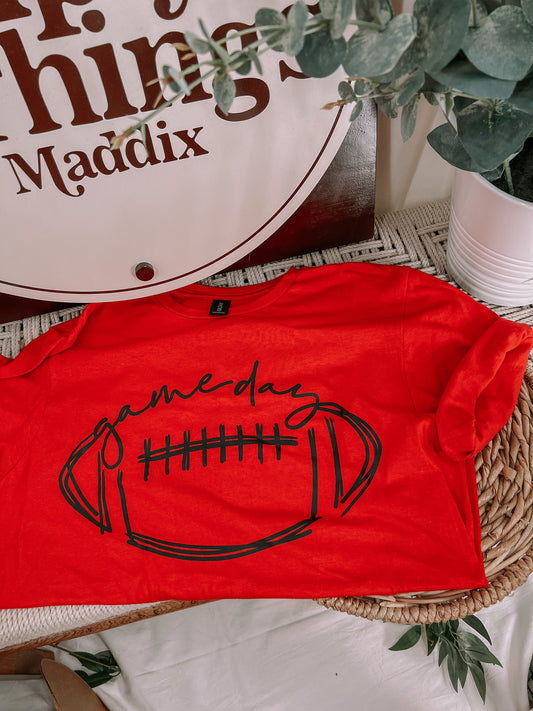 Red Game Day TShirt